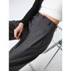 Gray Wide-leg Pants Women's Spring and Autumn New High-end Suit Pants High-waist Drape Casual Floor-mopping Straight Pants