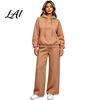 Athletic Set for Women Tracksuit 2 Piece Set Long Sleeve Sweatshirt Wide Leg Sport Relaxed Fit Pants Lightweight Hoodie Sweatpants Lounge Wear Travel