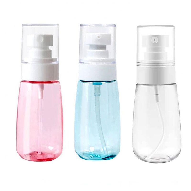 30/60/80/100ml Spray Lotion Bottle Perfume Sub-bottling PET Empty Makeup Liquid Aromatherapy Refillable Travel Portable
