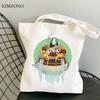Totoro Shopping Bag Jute Bag Eco Shopper Grocery Reusable Bolsa Bag Net Reusable Jute Bolsas Reutilizables Sacolas