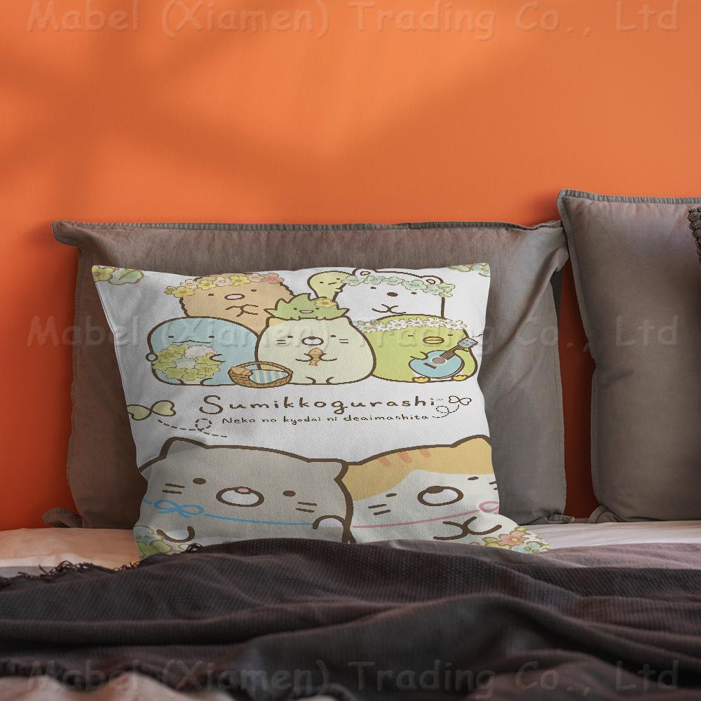 Японский Аниме Sumikko Gurashi Подушка Подарок Домашний Офис Декор Подушка Спальня Диван Автомобиль Чехол для Подушки Наволочка