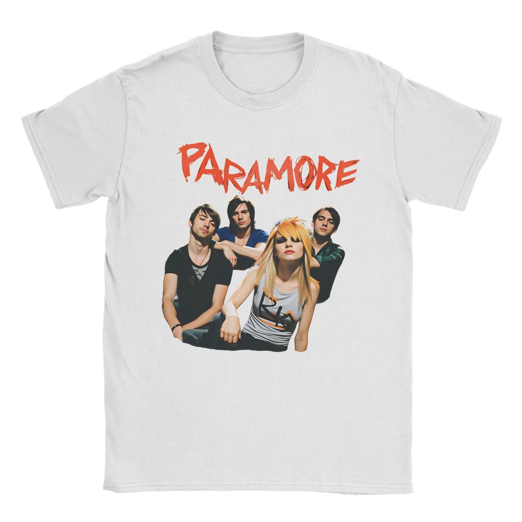 Paramore Band Cotton TShirt For Mens Summer Vintage T Shirts O Neck Leisure Tees Plus Size Cheap Clothes