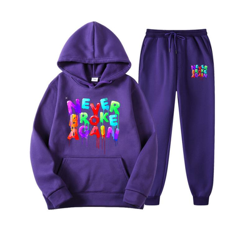 Рэпер YoungBoy Never Broke Again, толстовки, костюм, мужская толстовка в стиле Харадзюку, женская уличная одежда, корейский комплект пуловера с капюшоном