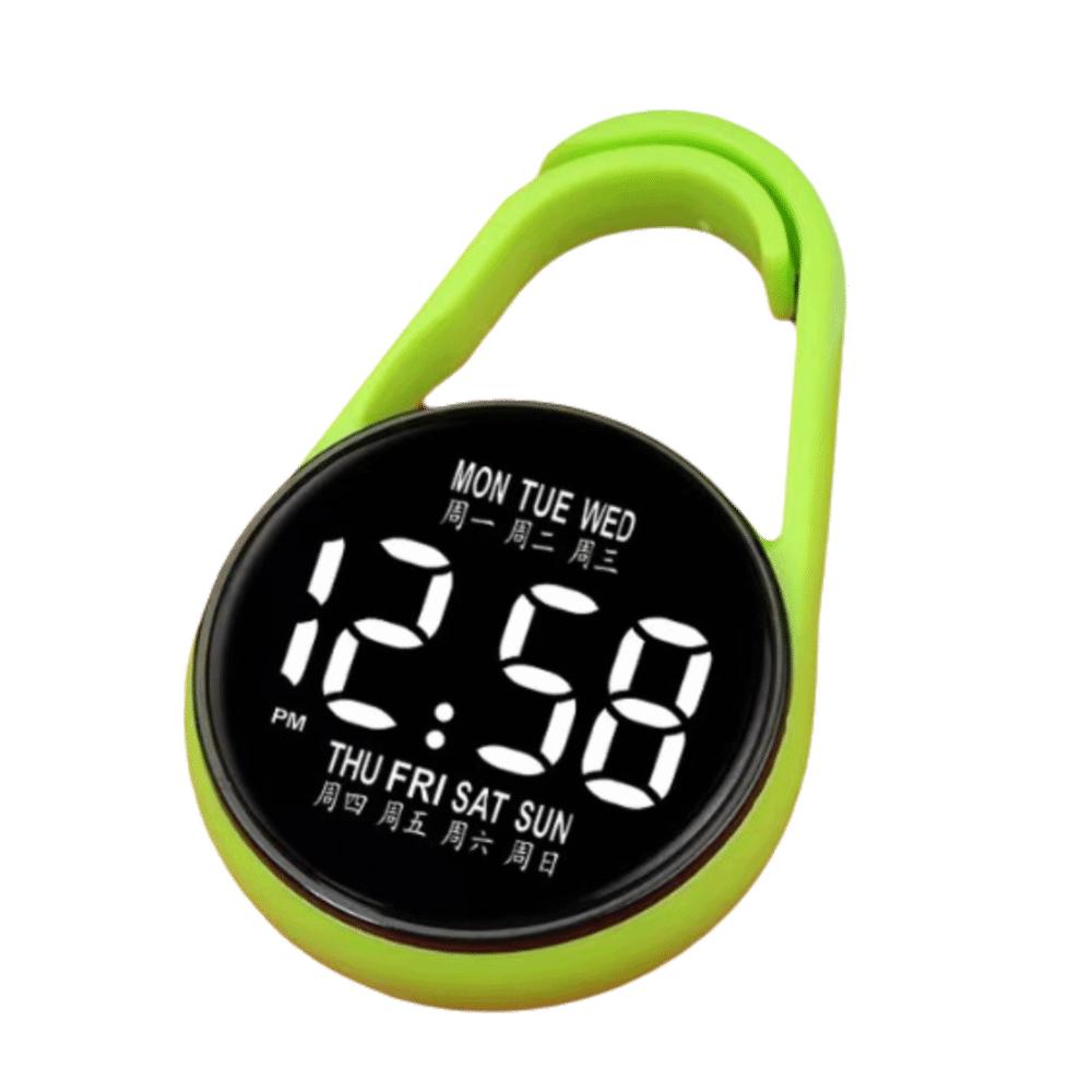 2Pcs Portable Digital Electronic Hanging Watch Luminous Pocket Watch  Pocket Style