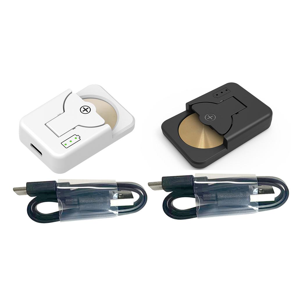 Type-C Button Battery Charger with Indicator Light & Charging Cable 4.2V Portable Button Cell Battery Charger for LIR2032 2450