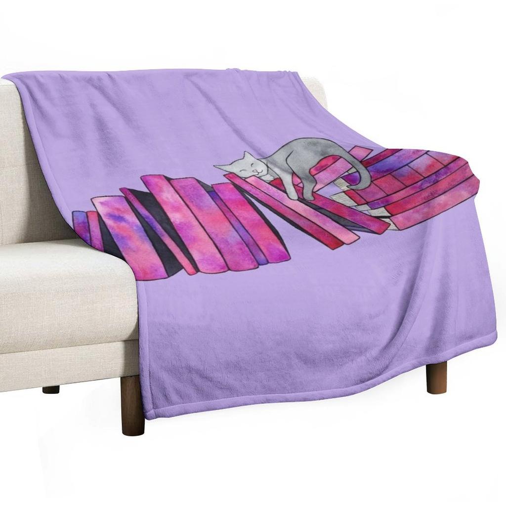 Literary Naps Throw Blanket Loose Large Bed covers halloween Blankets