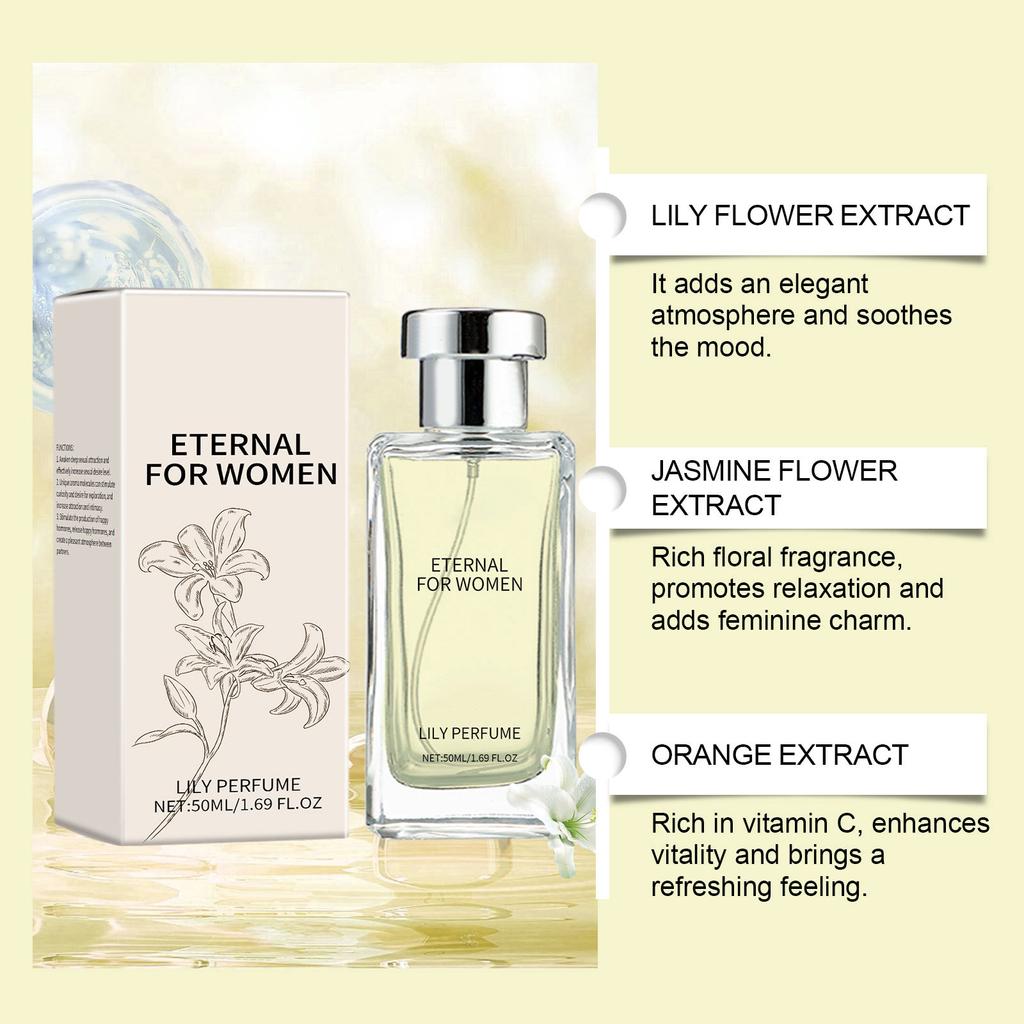 Pheromone Perfume For Women Perfume Oil For Women Perfume Spray Long-lasting Releasing Unique Charm Create A Layered Perfume 50ML
