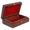 Handmade Wooden Jewelry Box for Women Wood Jewel Organizer Hand Carved with Intricate Carvings Gift Items - 6 Inches (Brown)