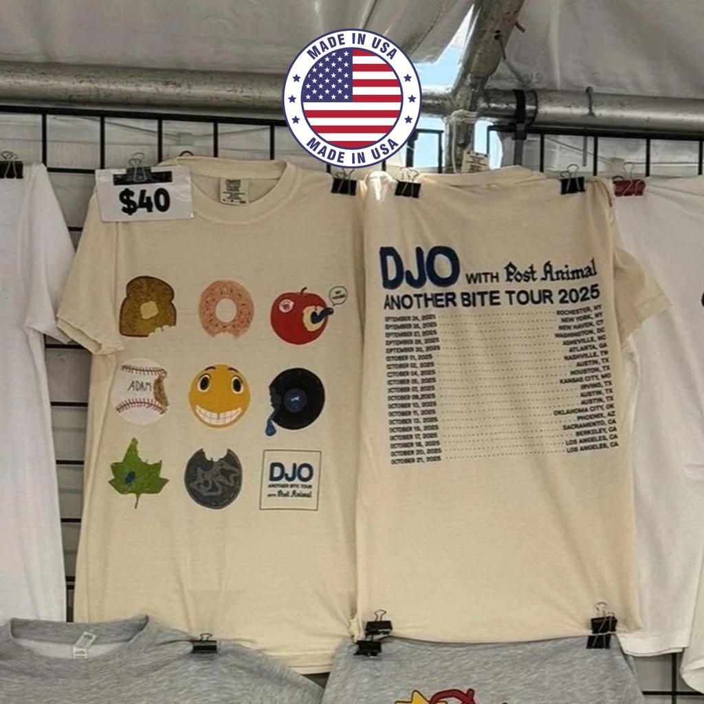 DJO Another Bite Tour Merch 2026 on Oct T-Shirt Reprint