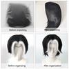 30cm White Highlights Short Cosplay Wig Short Silver Men Women Hair Anime Heat Resistant Synthetic Wigs
