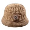 New Windproof Women's Fisherman Hat Knitted Stretchy Middle-aged Hat Soft Beanies Hat Autumn and Winter Hat Keep Warm