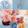 Metal Artificial Flower Hair Stick Floral Hanfu Hair Stick Headpieces U Shaped Hair Stick  Ladies