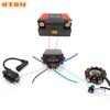 OTOM Аксессуары для мотоциклов Двигатель 8-контактный разъем зажигания Штекер модуля зажигания Водонепроницаемый Для двигателей ZONGSHEN NC250 NC450