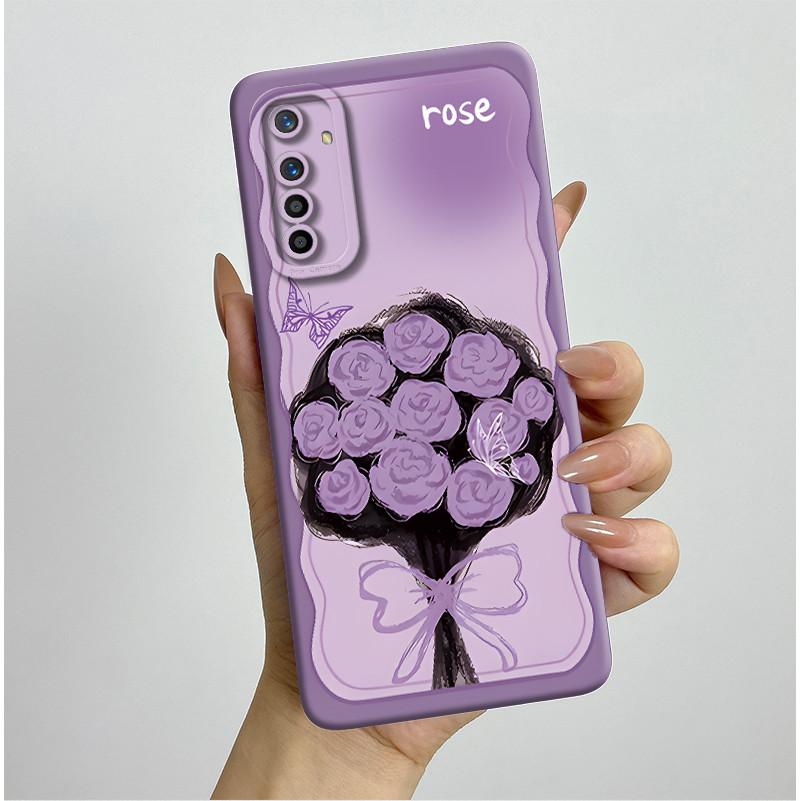 Для Realme X2 XT Чехол RMX1921 RMX1991 RMX1993 Красивые Цветы Силиконовый Мягкий ТПУ Ударопрочный Чехол для Телефона Для OPPO K5 Coque Fundas