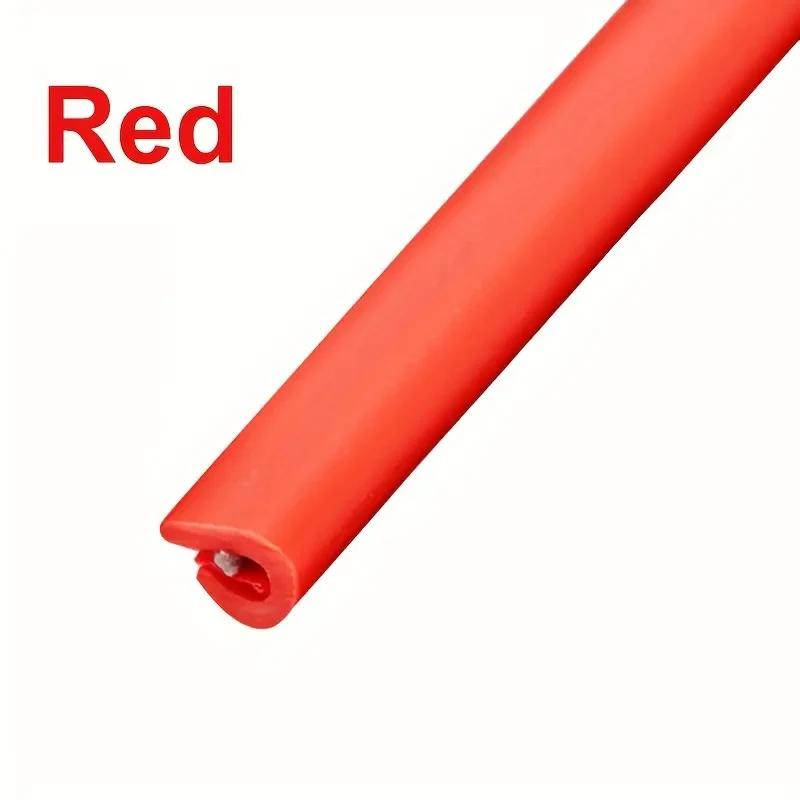 5M Автомобильная дверная кромка протектора Универсальная авто антицарапающая полоса хромированная молдинг отделка уплотнительная полоса для воздуховыпускного отверстия двери капота багажника