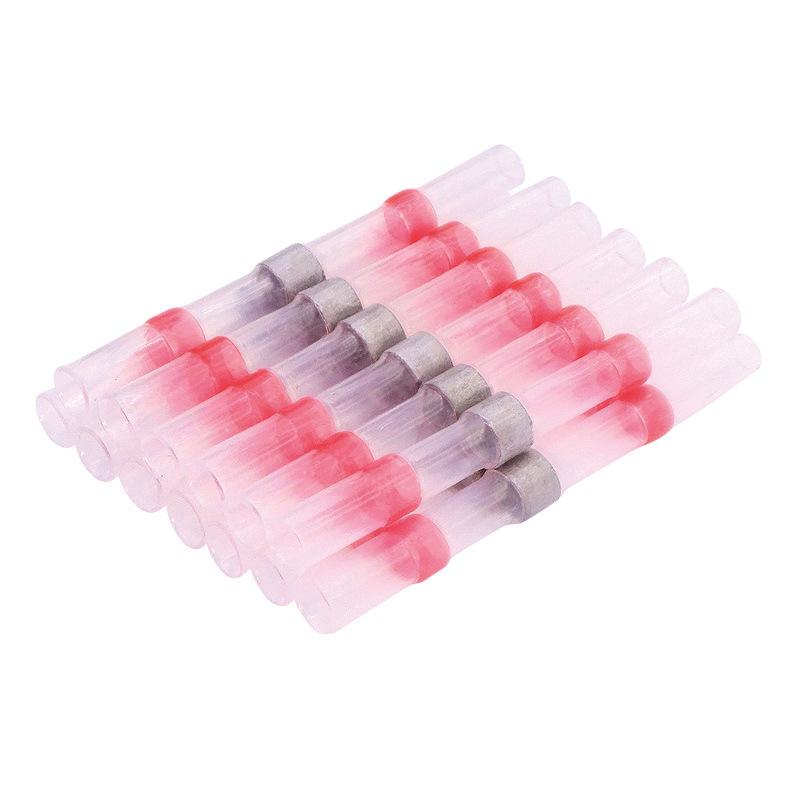 10 ~ 250 шт. соединители для проводов с припоем, водонепроницаемые термоусадочные стыковые соединители, клеммы для электрических проводов, изолированные стыковые соединения