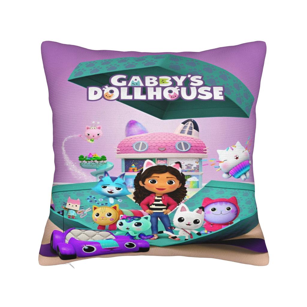 Y2K Sofa G-Gabbys dollhouses cartoonDecoration Pillowcases Merch Pillow Covers Square Multiple Sizes