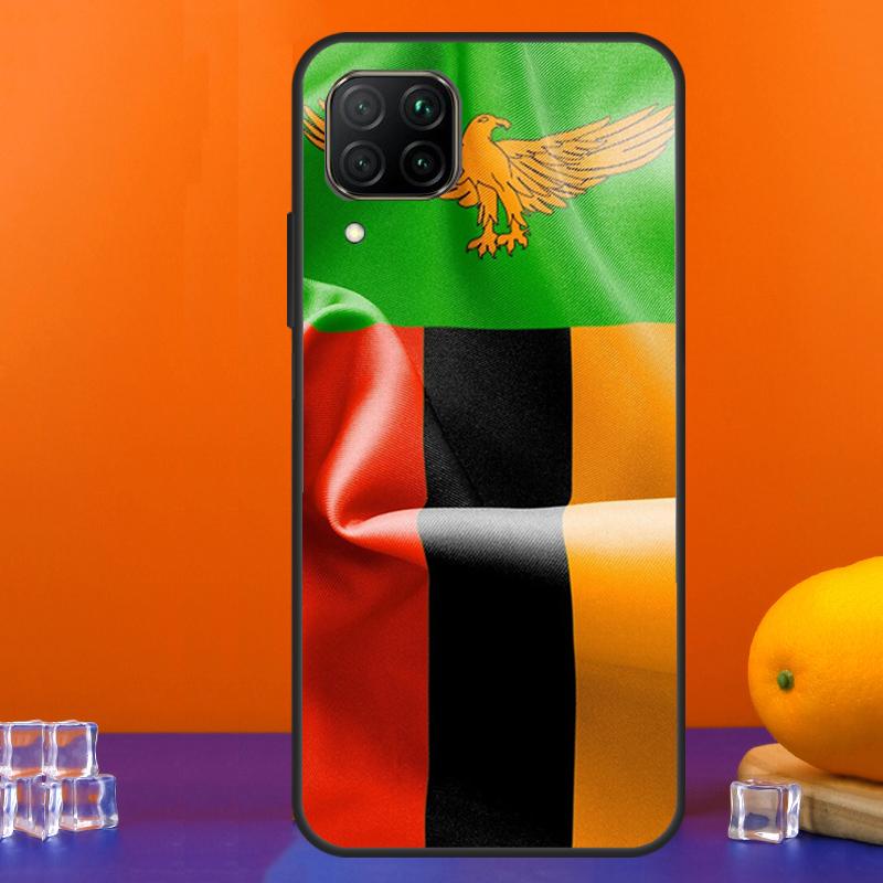 Zambia Flag For Huawei Nova 12s 12i 11i 5T 9 10 SE Y91 Y90 Y60 Y70 Y72 Y61 P60 Pro P20 P40 P30 Lite Case