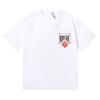 RHUDE Poker Print Cotton T-Shirt Men Women High Street Casual Top Everyday Wear