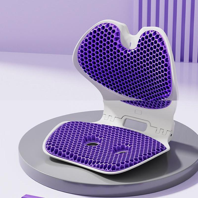 Ergonomic Foldable Lumbar Support Cushion Soft Waist Protection Pillow for Office Chair Car Seat Home Use
