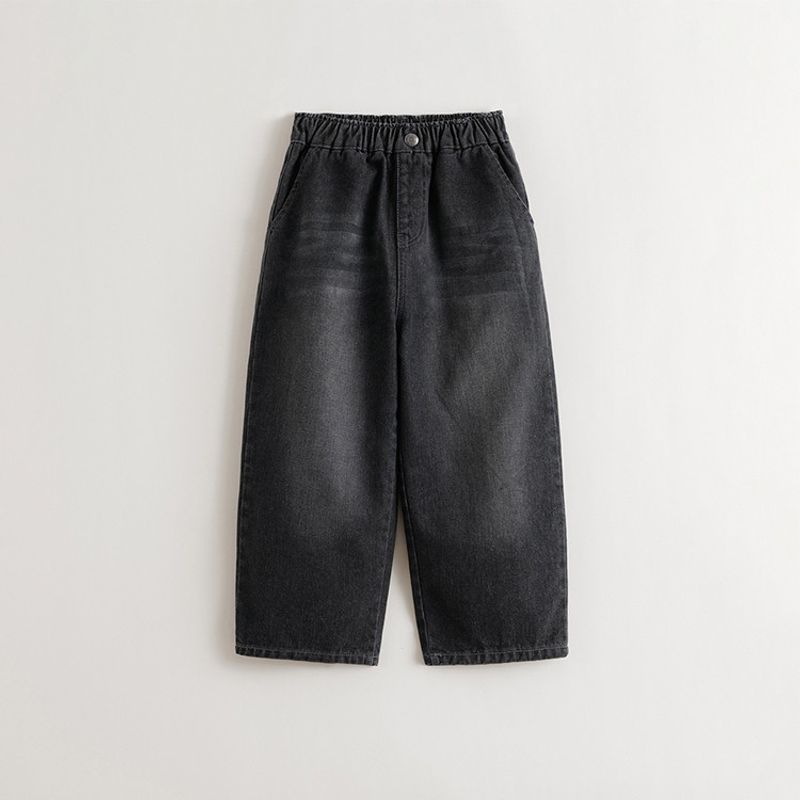 Mark Jenny Boys and Girls Casual Versatile Straight-Leg Jeans Children's Pants 2026 Spring New Style 551278