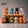 Christmas Advent Calendar 2026 Dragon Calendar, 24 Days Funny Baby Figures Countdown Miniature Party Favors 2D Acrylic Cartoon Ornaments for