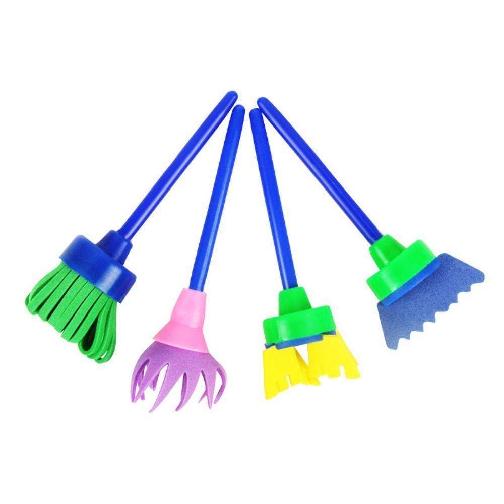 Грибная палочка DIY губка штамп кисть губка кисть губка штамп кисти наборы детский сад