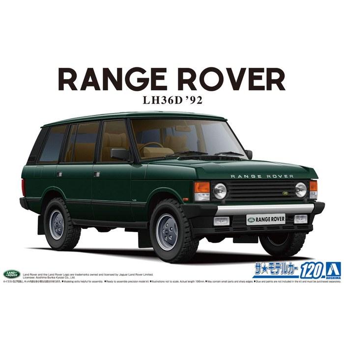 AOSHIMA 1/24 Серия Модель автомобиля №. 120 Land Rover LH36D Range Rover Classic 1992 Пластиковая модель Белый