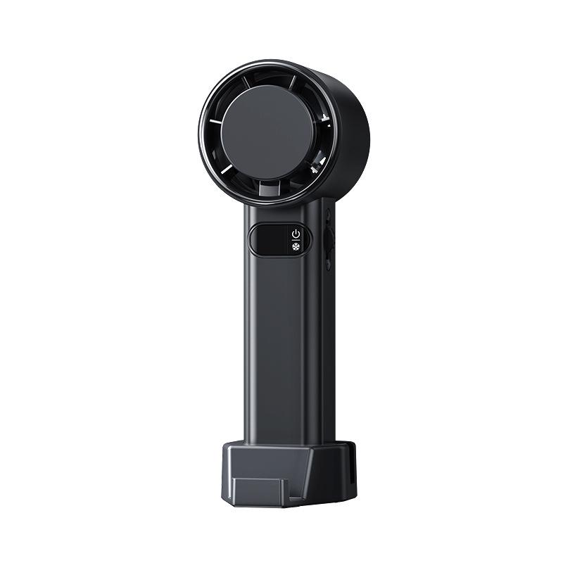 2024 High-Speed Handheld Small Fan with Variable Speed Display for Outdoor Cooling