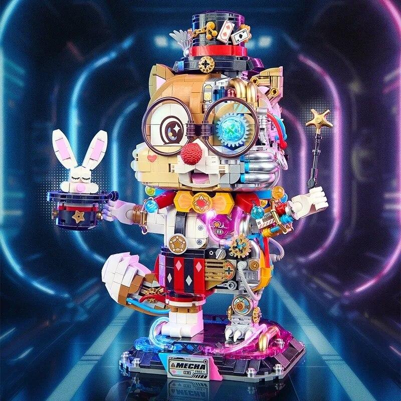 1831PCS LOZ Mini Blocks Kids Building Toys DIY Bricks Puzzle Mechanical Squirrel Boys Gift Home Decor 1956 NO BOX