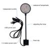 Plastic Fish Tank Plants Grow Light 360 ° Rotation Fish Tank Small Clip Light  Fish Tank