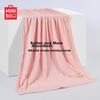 MINISO Bath Towel, Soft Velvet Absorbent Quick-Drying Unisex Large Bath Towel Wrap, 80*150cm Cherry Blossom Pink