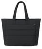 Tote Bag for Men and Large Many Zipper CC2428 CC-MAX Women, Water-Repellent, Nylon, Capacity, Fluffy, Pockets, Closure, Carry-On, (Black)