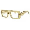 Full Rim Square Transparent Yellow Smartbuy Collection Haniel 94760 C2 Fashion Unisex Eyeglasses