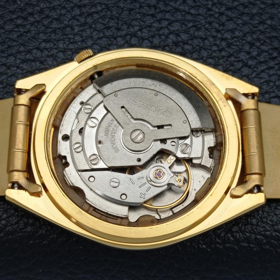 ВОССТАНОВЛЕННЫЕ ВИНТАЖНЫЕ SEIKO 5 AUTO 6309A ЯПОНИЯ МУЖСКИЕ ЧАСЫ С БЕЛЫМ ЦИФЕРБЛАТОМ a425908-2