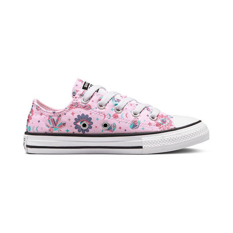 Converse All Star Comfortable Low Top Kids Canvas Shoes Kids Sneakers Pink Red A02443C