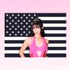 Sophia Katseye Pink American Flag Wall Decor Tapestry Gift for KPOP Fans College Dorm Room Decor Wall Hanging for Fans Flat