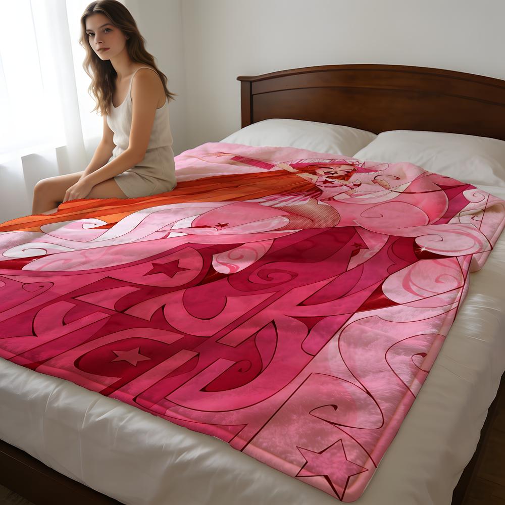Throw High-Density Short Plush Blanket For Sofa Nap Air-Conditioned Room Soft Skin-Friendly Singer C-Chappell R-Roan