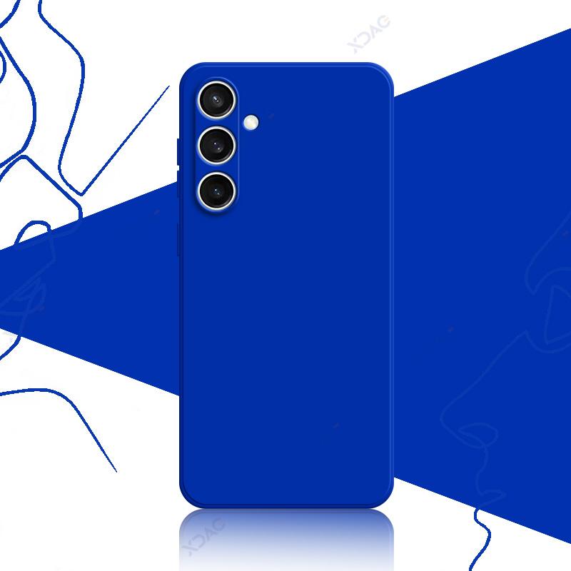 Чехлы для мобильных телефонов Samsung Galaxy S24 FE SamsungS24FE 5G 360 Soft Luxury Square Liquid Silicone Водонепроницаемые чехлы