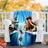 Ice Age Continental Drift printed throw blanket—lightweight,soft,warm;versatile blanket for all seasons—perfect as &air-conditioning throw,nap blanket