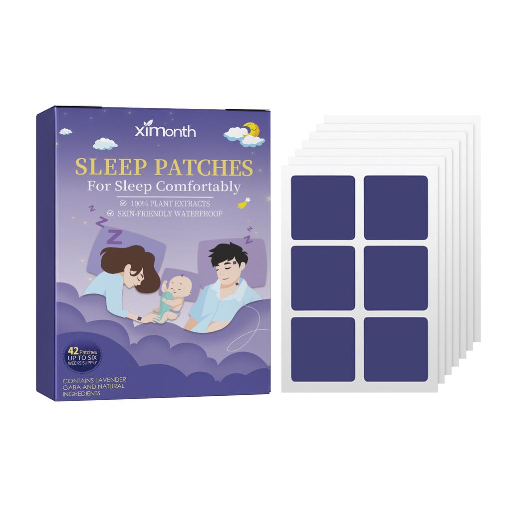 Пластырь для сна для взрослых, очень сильный, простой в использовании пластырь для сна, расслабляйтесь и просыпайтесь отдохнувшими, длительный комфорт в ночное время