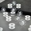 10/20Pcs Transparent Bobbins Spool Sewing Plastic Empty Spool Bobbins for Home DIY Apparel Sewing Accessories Sewing Supplies