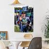 Jorge Lorenzo Custom Your Name Wall Decor Tapestry Art For Pet Memorial Birthdaywedding Party Backdrop Family Gift