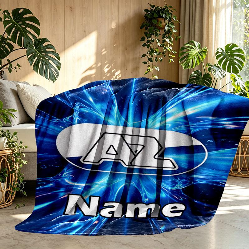 Custom Name Personalized AZ Alkmaar Print Blanket, Home Decor, Bedroom, Sofa, Camping, Couch, Gifts for Birthday Christmas