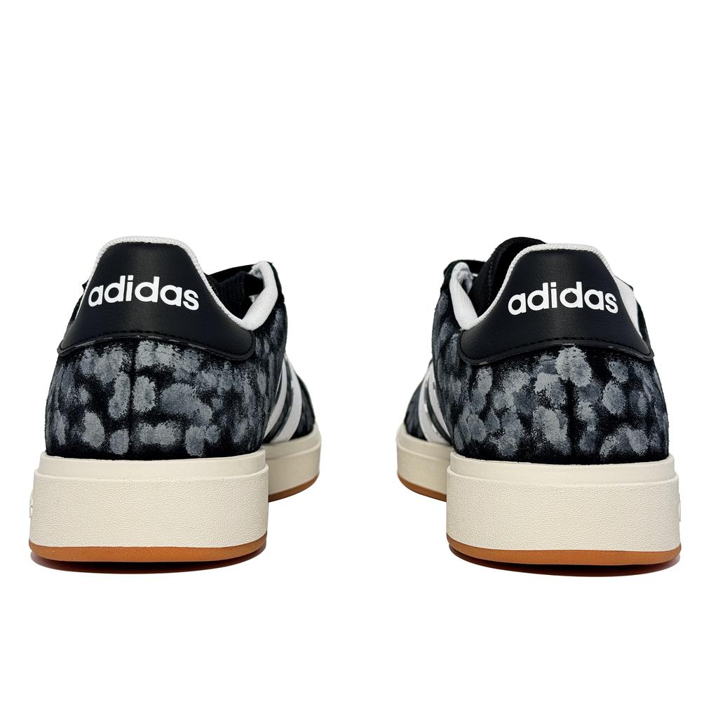Adidas Grand Court Base 00s Abrasion Resistant Low top Skateboard Shoes Unisex Black Gray JP6335(Team567-)