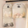 Over-the-Door Hanging Storage Organizer: Net Pockets for Underwear, Socks, and Miscellaneous Items