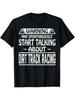 May Spontaneously Start Talk About Dirt Track Racing Racer T-Shirt