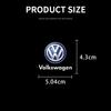 Car  For Volkswagen VW Car Emblem Logo Decorative Stickers Badge Decal Interior Styling For Volkswagen VW Scirocco Jetta Beetle
