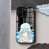 Чехол для телефона Rimuru Tempest T-Tensei Для IPhone 17 Air 16 E Pro Max 15 14 13 Mini 12 Pro 11 Max Plus Черная Стеклянная Крышка