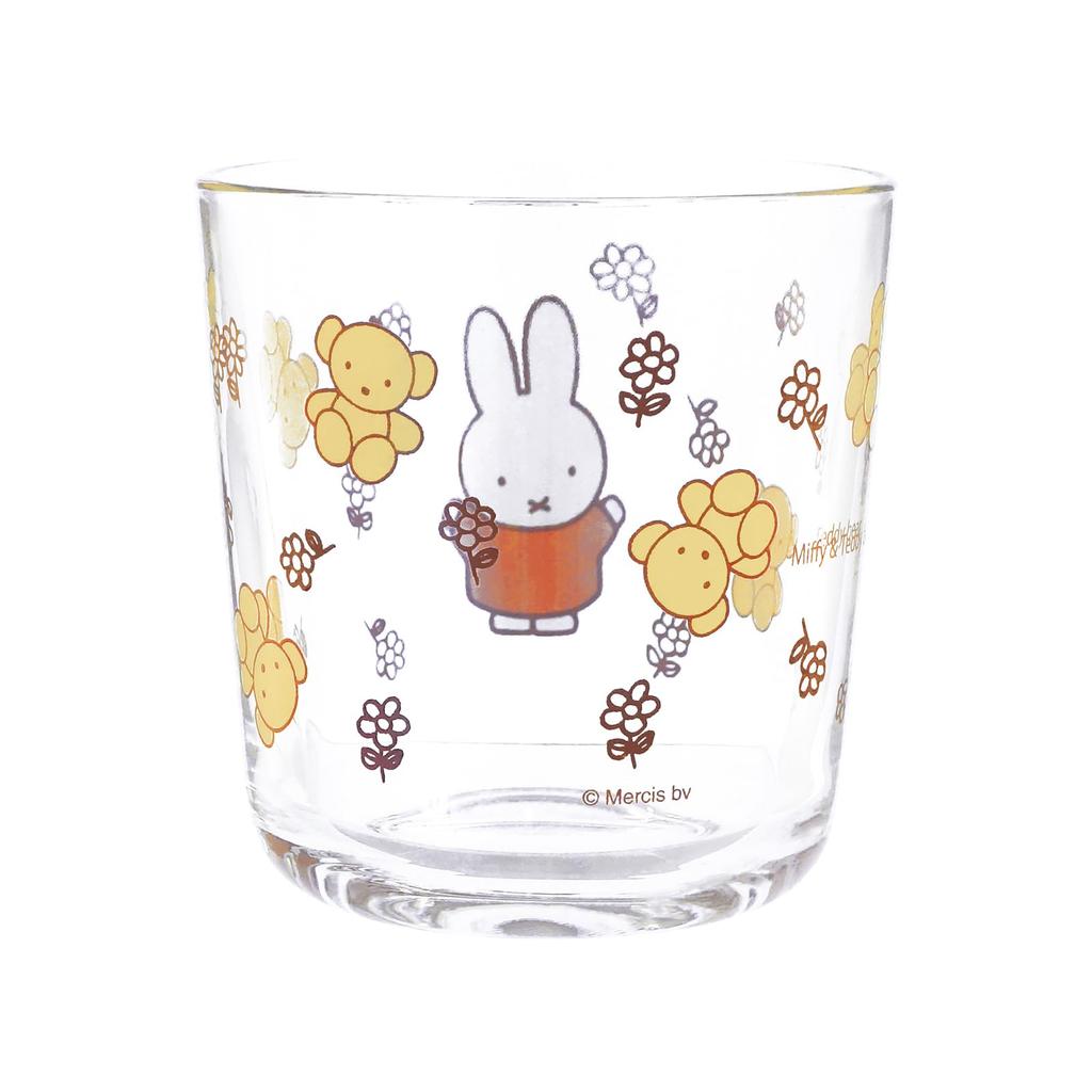 Дик Бруна Стекло Миффи Тедди Сделано в 413104 Стакан "Миффи", Прибл.. 280 мл, Посуда, Аксессуары и Медведь, Япония,